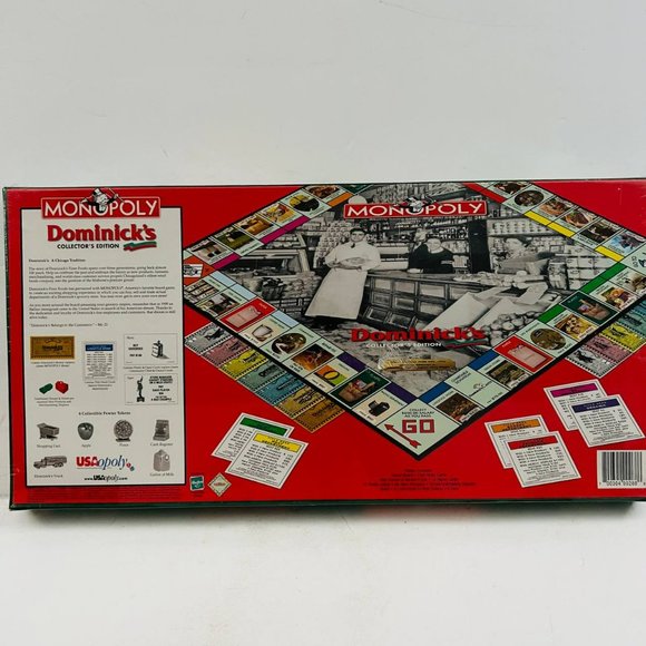 Vintage Monopoly‎ Dominick's Collector's Edition Board Game Hasbro Sealed - Picture 2 of 7